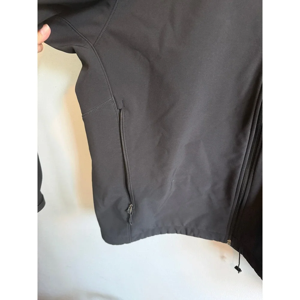 The North Face Mens Apex Bionic Softshell Jacket Black Full Zip Windbreaker XL